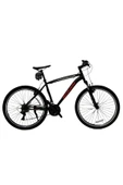 Leon Erkek Dağ Bisikleti 48cm V 27.5 Jant 21 Vites Mat Siyah Kırmızı - 1
