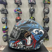 MTS M-801 SNAKE Full Face Kask MYTH BLUE - 1