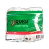 Doku Abalaj Atlet Poşet T-Shirt Bağ Orjinal 1kg Taşıma Torbası Alişveriş Büyük Boy 31x58cm - 1