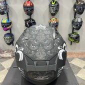 MTS M-801 SNAKE Full Face Kask MYTH GREY - 6