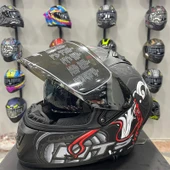 MTS M-801 SNAKE Full Face Kask MYTH GREY - 2