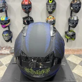 MTS M-801 SNAKE Full Face Kask MISION BLUE - 6