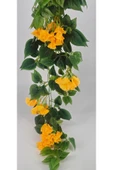 Sarkan begonvil sarı 9 dallı sarkan dekor balkon süsü thumbnail 2