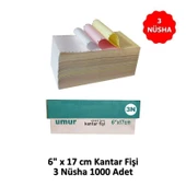 UMUR Kantar Fişi 6x17 3 Nüsha 1000 li - 1