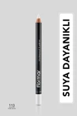 FLORMAR SUYA DAYANIKLI MAT GÖZ KALEMİ (BEYAZ) - WATERPROOF EYELİNER - 113 PURE WHİTE - - 1
