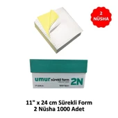 UMUR Sürekli Form 11x24 2 Nüsha 1000 li - 1