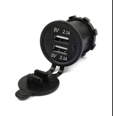 Knmaster Evrensel Marin Tipi Ledli Çift Usb ve Çift Hızlı Şarjlı Soket - 1