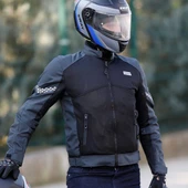 FORTE GT 2001054 BLACK STONE-SİYAH MOTOSİKLET MOTORCU MONTU thumbnail 3