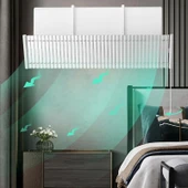 TechTic Alüminyum Panjur Klima Hava Yönlendirici Ayarlanabilir Klima Siperliği Anti-Doğrudan Üfleme thumbnail 7