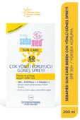 SEBAMED BABY SPF 50+ %98 UVA KORUMALI UVB FİLTRELİ ÇOK YÖNLÜ KORUYUCU ÇOCUK GÜNEŞ SPREYİ 200 ML thumbnail 2