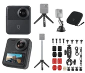Kandao QooCam 3 Motosiklet Aksiyon 360 Derece Kamera Set - 1