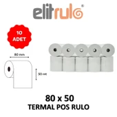 Elitrulo Termal Pos Rulo 80mm x 50mt - 10 Adet - 1