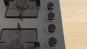 Bosch POP6C9P30O Cam Antrasit Gri Ankastre Ocak Doğalgazlı - 6