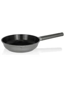 OMS 15016 Döküm Seramik 3 Parça Tava Seti Siyah (20-24-28 cm) - 1