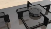 Bosch POP6C9P30O Cam Antrasit Gri Ankastre Ocak Doğalgazlı - 4