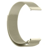 Huawei Watch GT5 Pro 46mm Uyumlu Manyetik Milanese Loop Metal Kordon   Retro Gold - 4