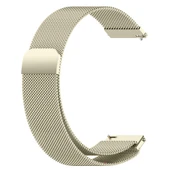 Huawei Watch GT5 Pro 46mm Uyumlu Manyetik Milanese Loop Metal Kordon   Retro Gold - 5