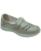 Malawi 200K. Kadın Bej (36-40) Deri Comfort Ayakkabı - 2