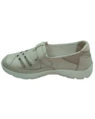 Malawi 200K. Kadın Bej (36-40) Deri Comfort Ayakkabı - 3