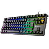GameBooster G23B Enigma TKL Rainbow Aydınlatmalı Red Switch Siyah Mekanik Gaming Klavye thumbnail 2