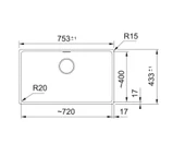 125.0688.496-Franke Maris Mrg 110-72 Avena Granit Eviye thumbnail 2