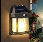 2 Adet Büyük Boy Güneş Enerjili Bahçe Led Ampul Hareket Sensörlü Bahçe Led 3 Mod'lu thumbnail 2