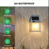 2 Adet Büyük Boy Güneş Enerjili Bahçe Led Ampul Hareket Sensörlü Bahçe Led 3 Mod'lu - 10