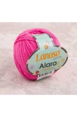 -LANOSO ALARA YÜN ÖRGÜ İPİ (AMİRİGUMİ İPİ)-PEMBE-C:946 - 1