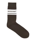 JACK JONES Yazılı Erkek 3 lü Uzun Spor Çorap 12283276 - 4