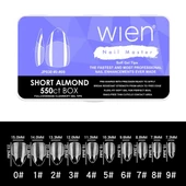 Yeni Nesil Protez Tırnak Jel Tips Soft Gel Tips Short Almond Kısa Badem 550 adet - 1