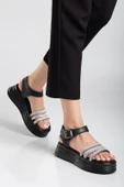 Lalen Siyah Kemerli Sandalet thumbnail 3