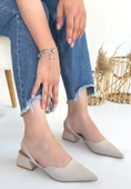 Jenti Bej Cilt Topuklu Ayakkabı thumbnail 1