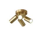 Rsylight Retro Eskitme Kaplama 180 Derece Hareketli Modern Spor 4 Lü Led Spot Avize Beyaz Ampullü - 1