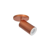 Rsylight Metal Mafsallı Mat Bakır Spot Armatür Aplik Beyaz Led Ampullü - 1