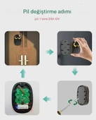 TechTic Kablosuz Kapı Zili Sevimli Baykuş Işıklı 1Alıcı 2Buton 35 Zil Sesi 5 Ses Seviyesi Acil Çağrı thumbnail 6