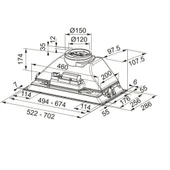 305.0680.919-Franke Fbi 525 Bk Matt Black Box Aspiratör thumbnail 4