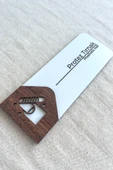 Protez Tırnak Oda Tabelası – MDF Güzellik Merkezi Kapı Levhası | 19x7 cm - 2