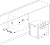 116.0696.544-Franke Classicline Fco 86 H Krem Rustik Ankastre Fırın thumbnail 4