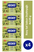 Roxy Saf Zeytinyağlı Banyo Sabunu (4x125Gr) x 4 Adet - 1