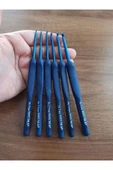 Enuyguntuhafiye Silikon Saplı Blue (MAVİ) Tığ ( 1 Adet ), Yumuşak Saplı - 1