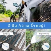 TechTic 30cm Köpük Hazneli Basınçlı Ayarlanabilir Bahçe Sulama Araba Yıkama Su Püskürtme Tabancası thumbnail 7