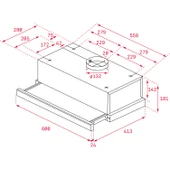 113080004-Teka TL 6210 Inox Aspiratör thumbnail 3
