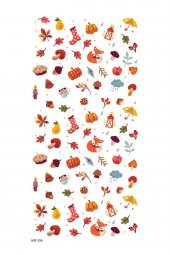 Şekil Tırnak Dövmesi, Tırnak Tattoo, Nail Art, Tırnak Sticker - 2