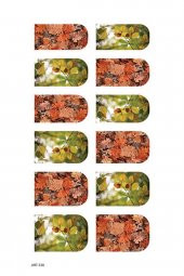 Sonbahar- 5 Tırnak Dövmesi, Tırnak Tattoo, Nail Art, Tırnak Sticker - 2