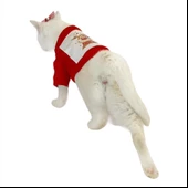Cute Rudolph Kedi Tişörtü Noel - 6