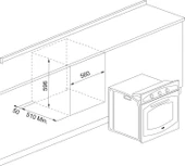 116.0696.542-Franke Country Fco 86 H Nero Ankastre Fırın thumbnail 2