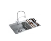 127.0543.036-Franke Box Center Bwx 220-54-27 Bx Çelik Eviye thumbnail 3