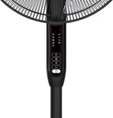 GoodHome 40 cm Siyah Ayaklı Vantilatör, 3 Hız Kademeli, Uzaktan Kumandalı, 7 Saat Zamanlayıcılı, 82° Salınımlı - 3