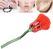 Dekoratif Tırnak Toz Fırçası Gül Kırmızı - 3