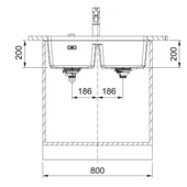 125.0686.733-Franke Maris Mrg 120-35-35 Stone Grey Granit Eviye thumbnail 3